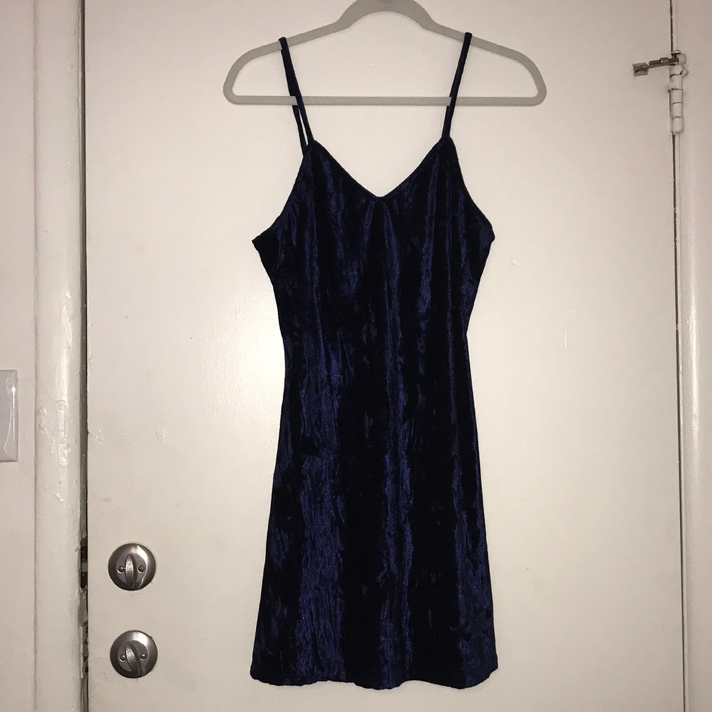 Crushed Velvet Dress